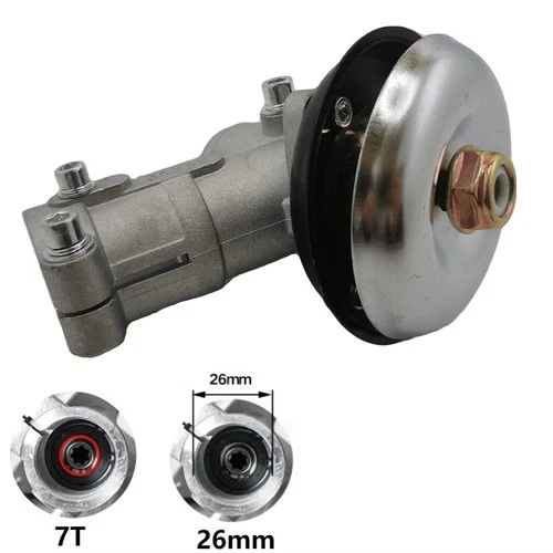26/28mm 7/9T Strimmer Gear Head Gearbox – Replacement Brush Cutter & Grass Trimmer Gearbox