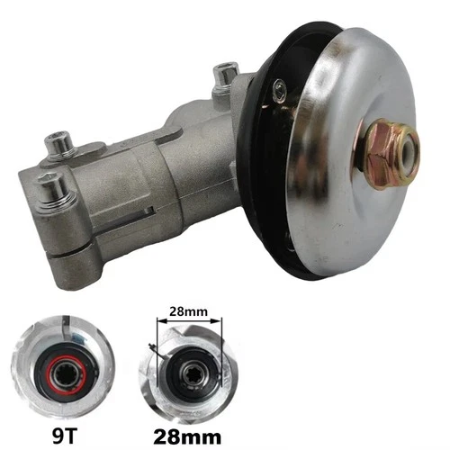 26/28mm 7/9T Strimmer Gear Head Gearbox – Replacement Brush Cutter & Grass Trimmer Gearbox