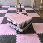 3030Cm Soft Plush Kids Play Mat Interlocking Puzzle Rug Tiles Warm Carpet Fo