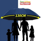 Large Windproof Automatic Folding Umbrella Uv Protection Portable For 2 People