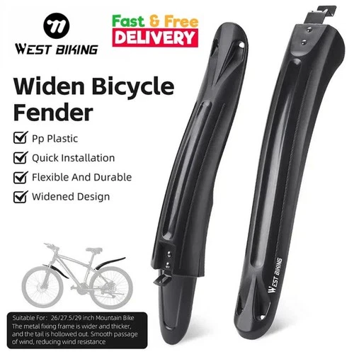 Bicycle Mudguard Front Rear Set Plastic Widen Fender For Mtb Bike 2627529Inch