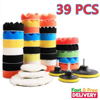Car Polishing Sponge Pads Kit Foam Pad Buffer Kit Polishing Machine Wax Pads