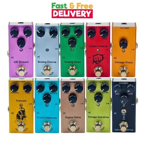 Guitar Stompbox Pedal Set Essential Series Vintage Overdrive Us Dream Chorus