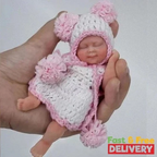 45 13Cm Mini Reborn Doll Children Antistress Full Body Silicone