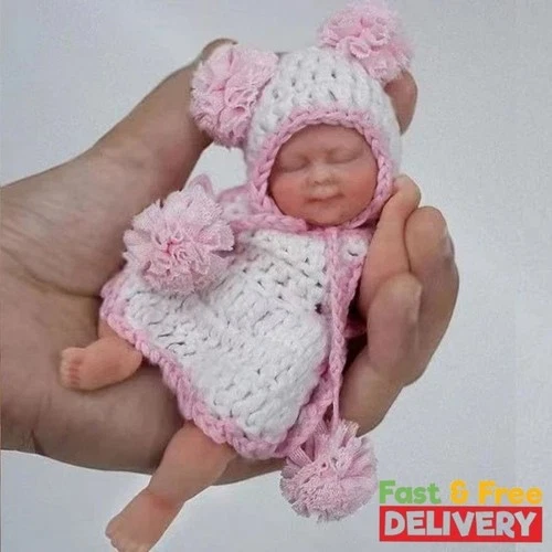 45 13Cm Mini Reborn Doll Children Antistress Full Body Silicone