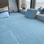 3030Cm Soft Plush Kids Play Mat Interlocking Puzzle Rug Tiles Warm Carpet Fo