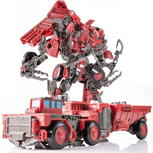 8-in-1 Oversized Transforming Robot Construction Toy Set – Combined Mecha Action Figure Collection