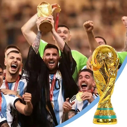 2026 World Cup Golden Football Trophy Resin Ornament England Football Fan Gift