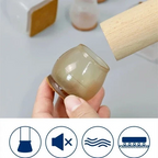 16Pcs Upgraded Silicone Chair Leg Floor Protectors Caps Covers Felt For Hardwood