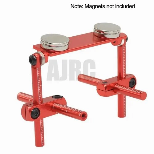 Alloy Magnetic Invisible Body Post Mount Set for 1/10 RC Drift Cars – Stealth Shell Mount Kit