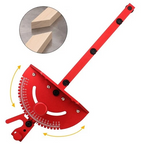 Red Miter Gauge For Table Saw Router Bench Tool With Aluminum Handle Benches Uk