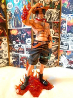 One Piece Ace Figure 24Cm Anime Pvc Action Statue Collectible Model Toy Gift