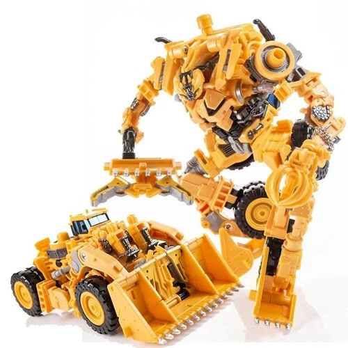 8-in-1 Oversized Transforming Robot Construction Toy Set – Combined Mecha Action Figure Collection