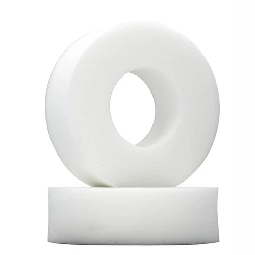 19 Milky White Soft Rubber Tires 118X45Mm For 110 Rc Crawler Truck Car