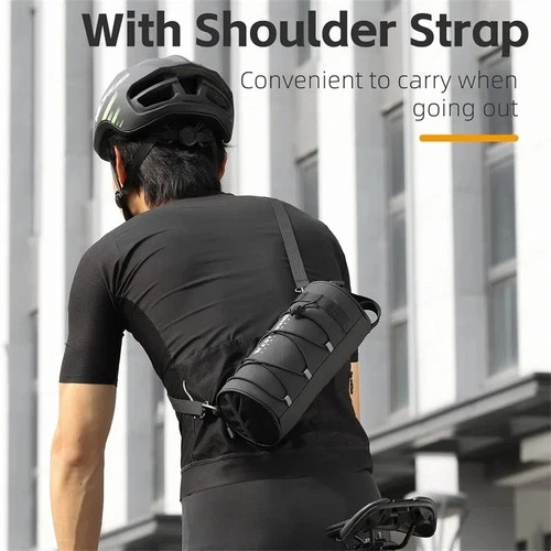 WEST BIKING MTB & Road Bike Handlebar Bag – Waterproof Cycling Front Bag & Shoulder Bag