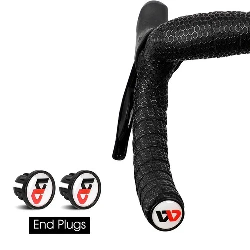 Eva Pu Road Bike Handlebar Tape Bicycle Handle Bar Wrap Tapes Black A Pair