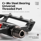 3 Sealed Bearings Mountain Road Mtb Bike Flat Pedals 916 A Pair