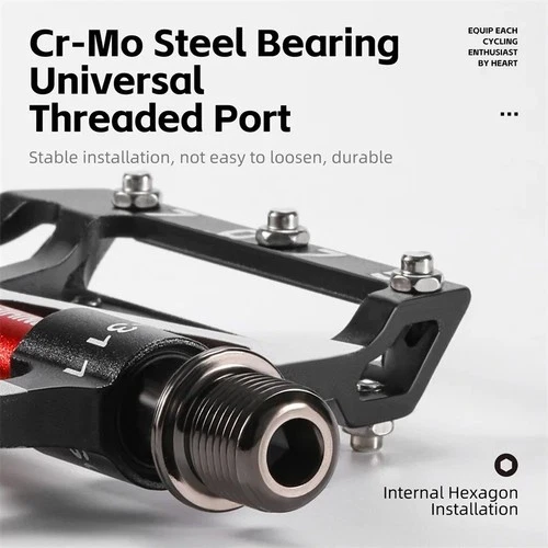 3 Sealed Bearings Mountain Road Mtb Bike Flat Pedals 916 A Pair