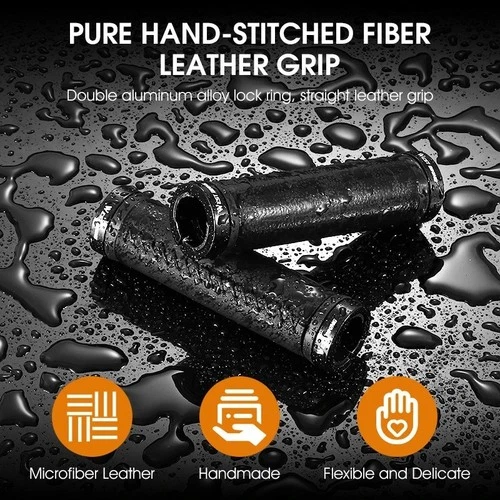 West Biking Microfiber Leather Double Lock-On Anti-Slip Bicycle Handlebar Grip