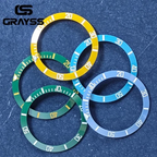 38Mm Ceramic Alloy Watch Bezel Insert Ring For 40Mm Sub Nh35 Nh34 Gmt
