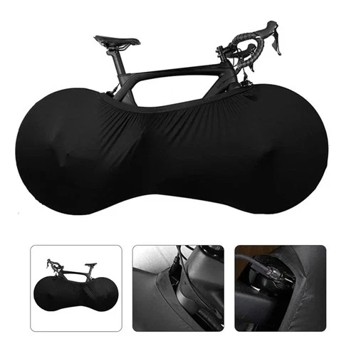 27529In Mtb Road Bike Protector Wheels Cover Dustproof Bicycle Storage Black