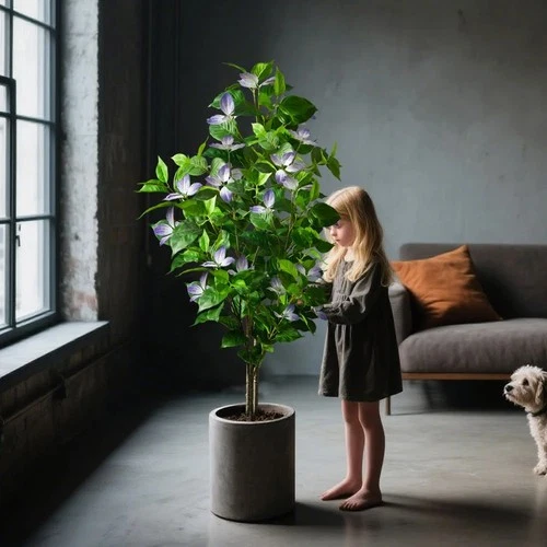 Large Artificial Ficus Tree – Realistic Faux Banyan & Magnolia Indoor Decorative Plant (82–144cm)