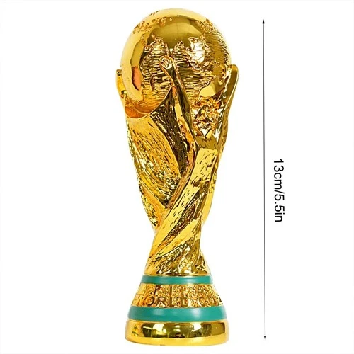 2026 World Cup Golden Football Trophy Resin Ornament England Football Fan Gift