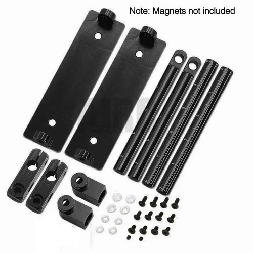 Alloy Magnetic Invisible Body Post Mount Set for 1/10 RC Drift Cars – Stealth Shell Mount Kit