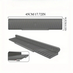 Foldable Silicone Sink Splash Guard Narrow Edge Drain Pad For Kitchen Sinks Bath