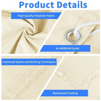 2X33X33X44X5M Sun Shade Sail Waterproof Outdoor Square Rectangle Garden Patio