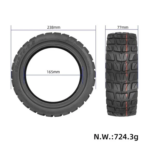 10×2.75-6.5 Tubeless Off-Road Scooter Tire – Heavy Duty Replacement Tyre for 10-Inch Electric Scooters