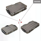 Waterproof Fishing Tackle Box Large Capacity Storage Case Hooks Lures Bait Gear