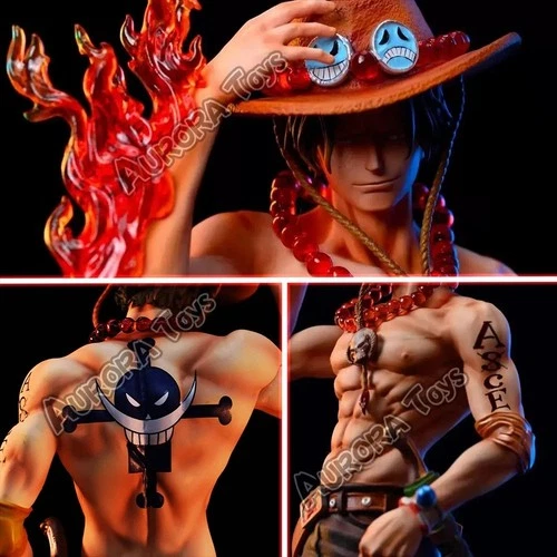 One Piece Ace Figure 24Cm Anime Pvc Action Statue Collectible Model Toy Gift