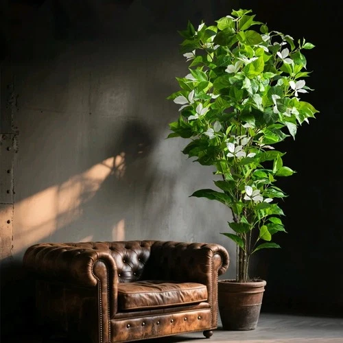 Large Artificial Ficus Tree – Realistic Faux Banyan & Magnolia Indoor Decorative Plant (82–144cm)