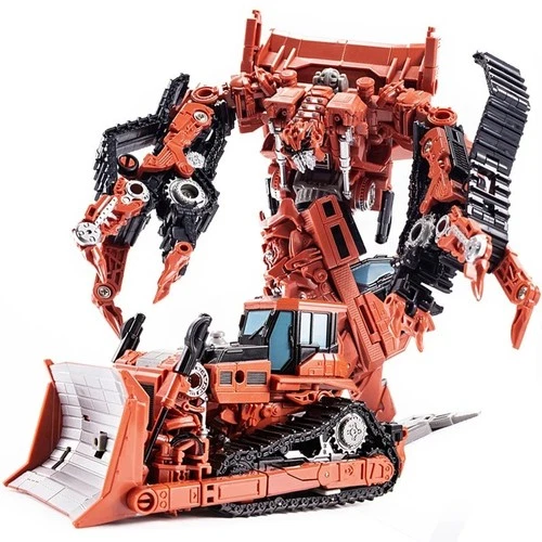 8-in-1 Oversized Transforming Robot Construction Toy Set – Combined Mecha Action Figure Collection