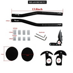 Bicycle Rest Handlebar Clip On Aero Bars Road Bike Extension Triathlon Aerobars