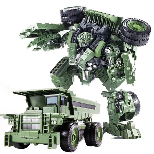 8-in-1 Oversized Transforming Robot Construction Toy Set – Combined Mecha Action Figure Collection