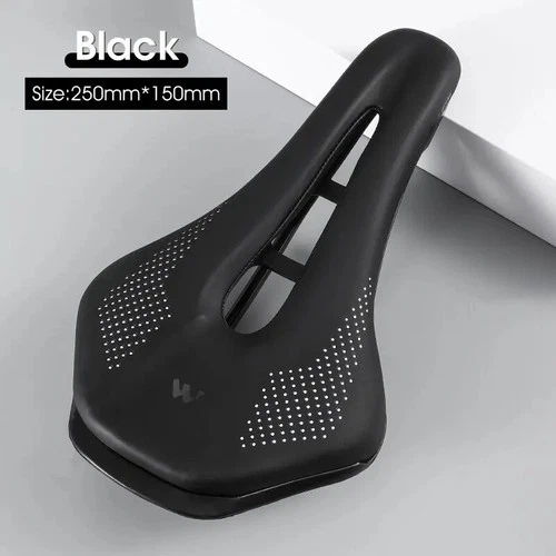 West Biking Mtb Road Bike Saddle Hollow Bicycle Seat Cushion Saddle Black