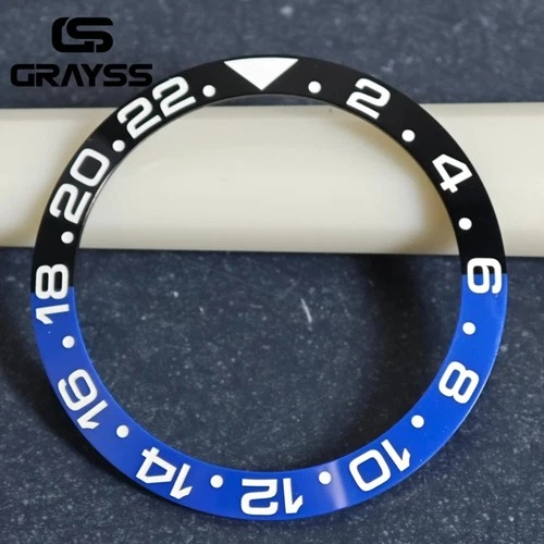 38Mm Ceramic Alloy Watch Bezel Insert Ring For 40Mm Sub Nh35 Nh34 Gmt