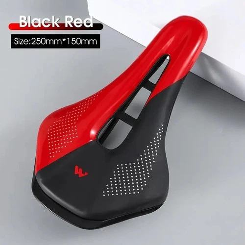 West Biking Mtb Road Bike Saddle Hollow Bicycle Seat Cushion Saddle Black