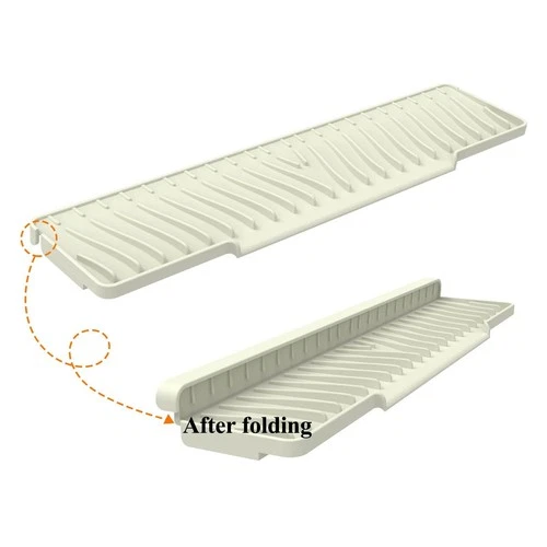 Foldable Silicone Sink Splash Guard & Drain Pad – Kitchen and Bathroom Faucet Splash Protector