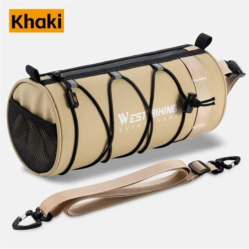 WEST BIKING MTB & Road Bike Handlebar Bag – Waterproof Cycling Front Bag & Shoulder Bag
