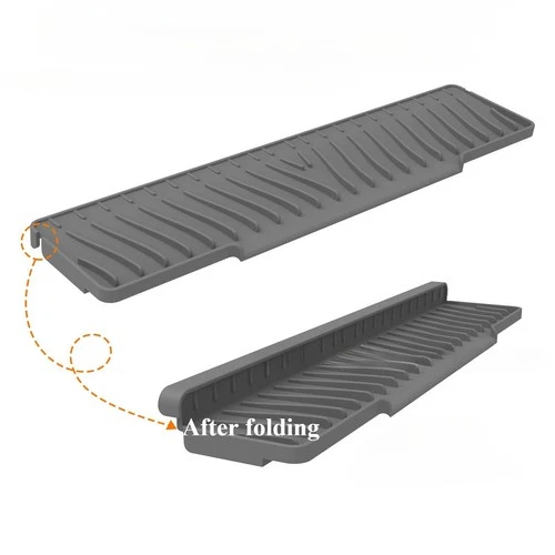 Foldable Silicone Sink Splash Guard & Drain Pad – Kitchen and Bathroom Faucet Splash Protector